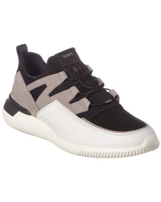 Tod's TodS Active Sport Light Suede & Neoprene Sneaker