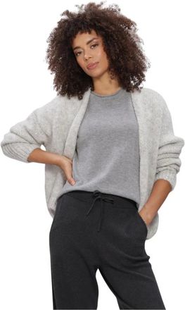 Knit-ted Truien & Vesten, Dames, Grijs, XL, Wol, Becky Cardigan