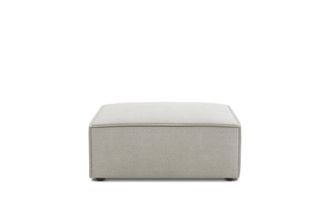 Castlery Customized Light Gray Ottoman | Jonathan by Castlery