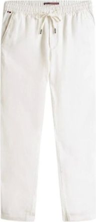 Tommy Hilfiger Heren, Broeken, Wit, Maat: W34 Linnen