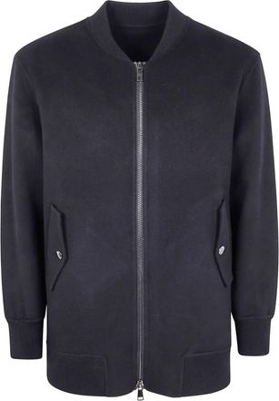 Giorgio Brato Wool Cashmere Double Bomber Jacket