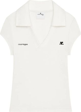 Courr&egrave;ges Sports Cropped Polo Clothing
