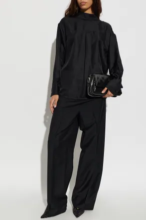 Alexander Wang Silk Shirt, Womens, Black