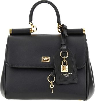 Dolce & Gabbana Plong&eacute; leather My Sicily bag Woman One Size