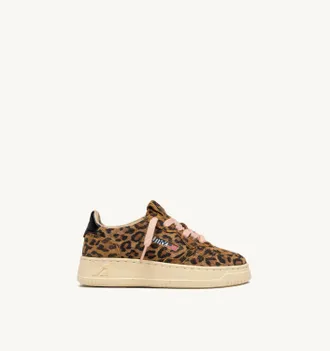 Autry MEDALIST KIDS LOW SNEAKERS IN JAGUAR AND BLACK SUEDE