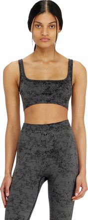 Diesel Sports bra with utilitarian print - Bras - Woman - Grey