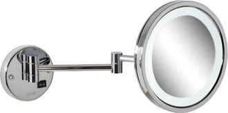 Geesa Mirror Scheerspiegel LED-verlichting 2-armig 3x vergrotend &oslash; 215 mm Chroom