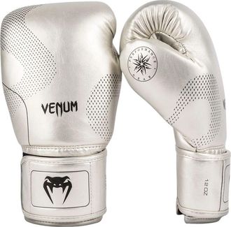 OEM Guantes De Boxeo Venum Nexus Plateados/negros De 12 Oz