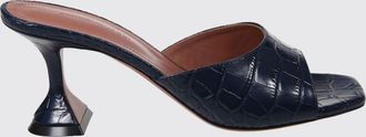 Amina Muaddi Mules Lupita in pelle stampa cocco
