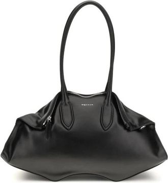 Alexander McQueen Bos Taurus Schoudertas - Dames - Schoudertassen - Zwart - ONE Size - Leer - Tassen
