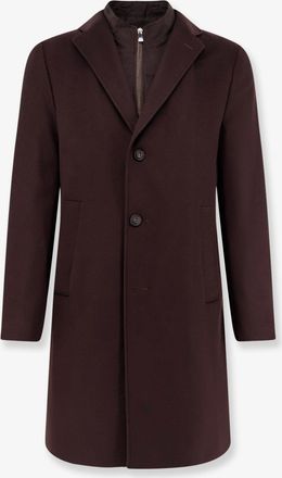 Corneliani Cappotto monopetto in misto lana e cashmere con doppia chiusura - CORNELIANI - gender_Man