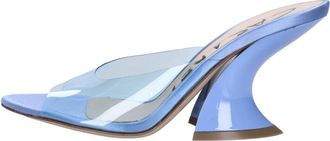 Casadei Elodie Mules - Dames - Muiltjes - Blauw - 37 EU - Leer - Schoenen