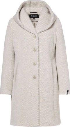 Milo Bella Jas - Dames - Mantels - Beige - Maat: L Wol