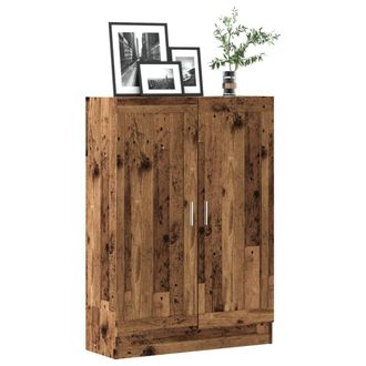 Berkfield Home Book Cabinet Old Wood 82.5x30.5x115 cm Engineered Wood in Brown