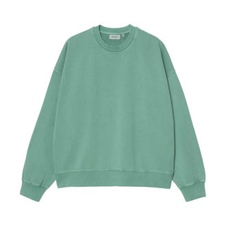 Carhartt Work in Progress Carhartt Wip, Sweatshirts, male, Green, Size: XS Benton Sweatshirt