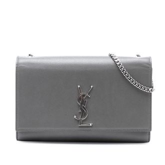 Saint Laurent Pre-owned Saint Laurent Medium Grain De Poudre Monogram Kate Crossbody PLB364021A.0417