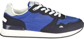Gas Blauw Polyester Heren Sneakers