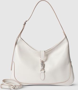 Gucci Jackie 1961 Large Shoulder Bag, White, Leather