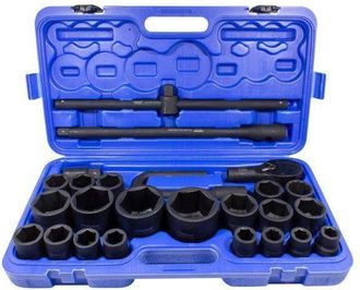 OEM Juego De 26 Llaves De 3/4 - 1 De 6 &Aacute;ngulos Forcekraft