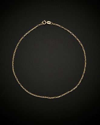 Italian Gold, Inc 14K Italian Gold Figaro Forzatina Link Anklet