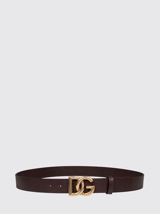 Dolce & Gabbana Cintura in pelle di vitello liscia con fibbia monogram DG