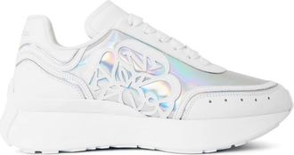 Alexander McQueen Oversized Sprint Runner Sneakers - Dames - Sneakers - Wit - 39 EU - Leer - Schoenen