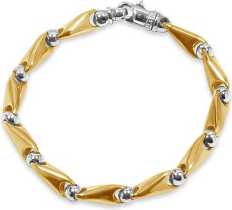 Pompeii3 Mens Seed Link 14k Gold (50gram) or Platinum (81gram) 7.5mm Bracelet 9.5