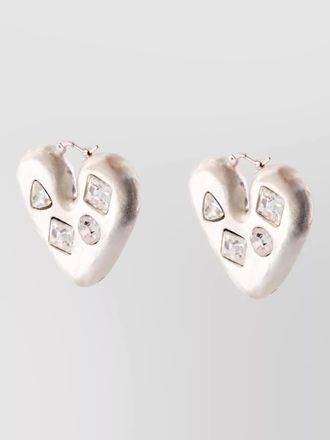 Jacquemus heart metal earrings