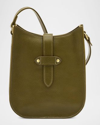 IL BISONTE Archivio Leather Crossbody Bag