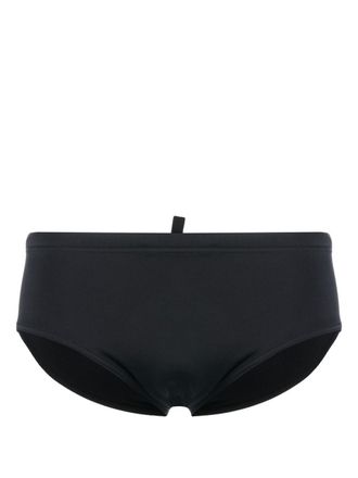 Dsquared2 Icon-print swimming trunks - men - Elastane/Polyamide - 44 - Black
