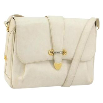 Gucci Pre-owned Shoulder Bags, female, White, Size: ONE SIZE Pre-owned Vintage Shoulder Bag