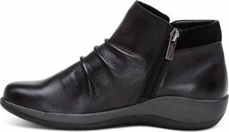 Aetrex Womens Luna Ankle Boot In Black