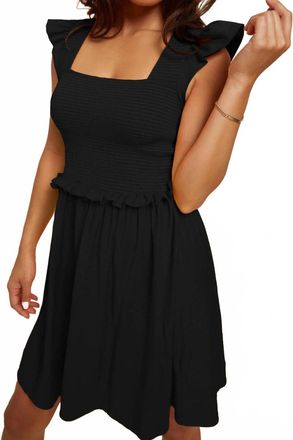 Nation Ltd Ginger Mini Dress In Black