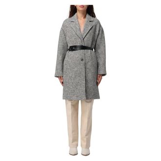 Liu Jo Belted Coats, female, Gray, S, Belted Coat