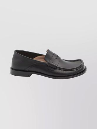 Loewe flap back penny strap loafer