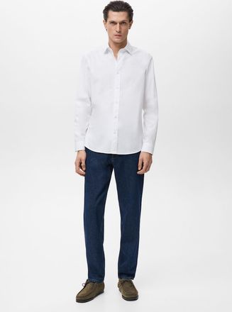 Mango Camicia 100% cotone regular-fit bianco - Uomo - XXL - MANGO MAN