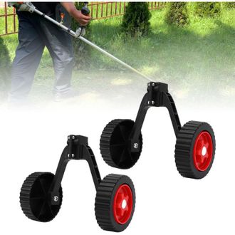 OEM Rueda De Soporte Ajustable Para Cortac&eacute;sped Universal, Rueda Extra&iacute;ble Para Mantenimiento De Jardines -crezuo
