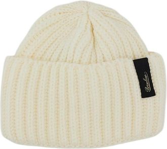 Borsalino White Knitted Beanies Cap