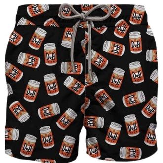 MC2 Saint Barth Hombre, Trajes de baño, Negro, Talla: XL