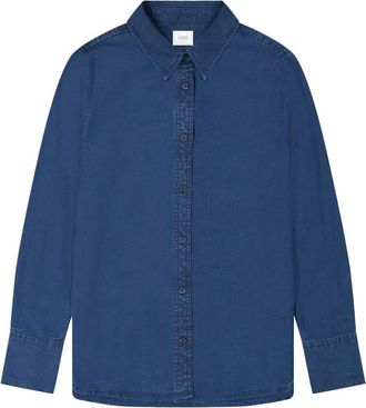 Lee Dames, Blouses & Shirts, Blauw, Maat: XS Denim