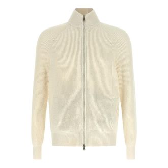 Brunello Cucinelli Hombre, Jerseys, Blanco, Talla: M