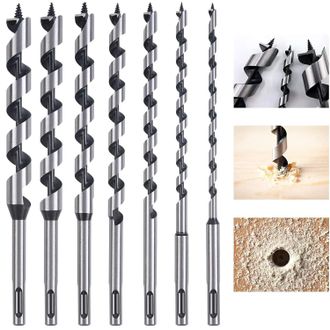 OEM Juego De 3 Brocas De Carburo Con V&aacute;stago Triangular Para Madera, Para Taladrar Agujeros En Madera, Agujeros Para Bisagras Y Brocas De Hoja Plana
