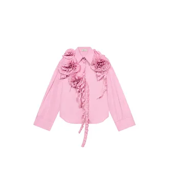 Blumarine Rose-embellished Shirt