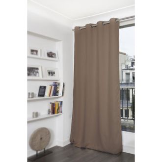 MOONDREAM Cortina t&eacute;rmica opaca ollaoss beige mc8220 140lx260h