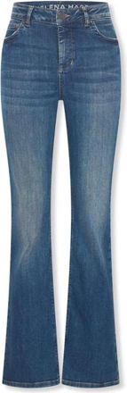 Hart by Helena Hart Jeans, Dames, Blauw, L, Denim, Flair Denim Blue Broek