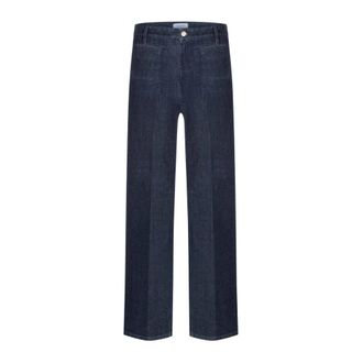 Cambio Jeans, Dames, Blauw, M, Denim, Tess Wide Jeans