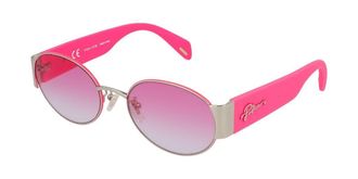 Police SPLA18 HULAHOOP 2 0492 Mens Sunglasses Pink Size 54