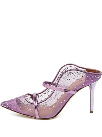 Malone Souliers Maureen crystal-embellishment mules - Purple