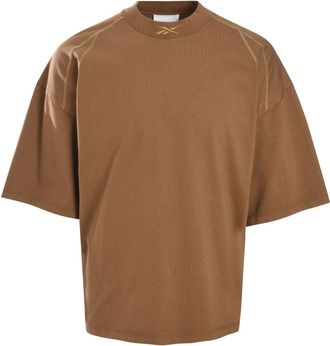 Reebok cotton T-shirt - unisex - Cotton - L - Brown