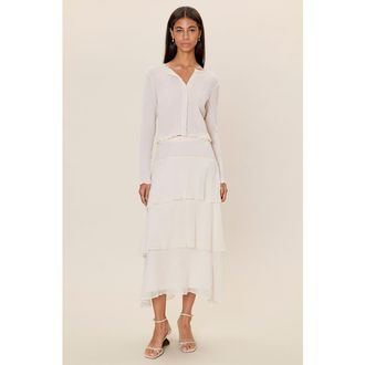 Rebecca Taylor Skye Skirt in Cream at Nordstrom, Size X-Small